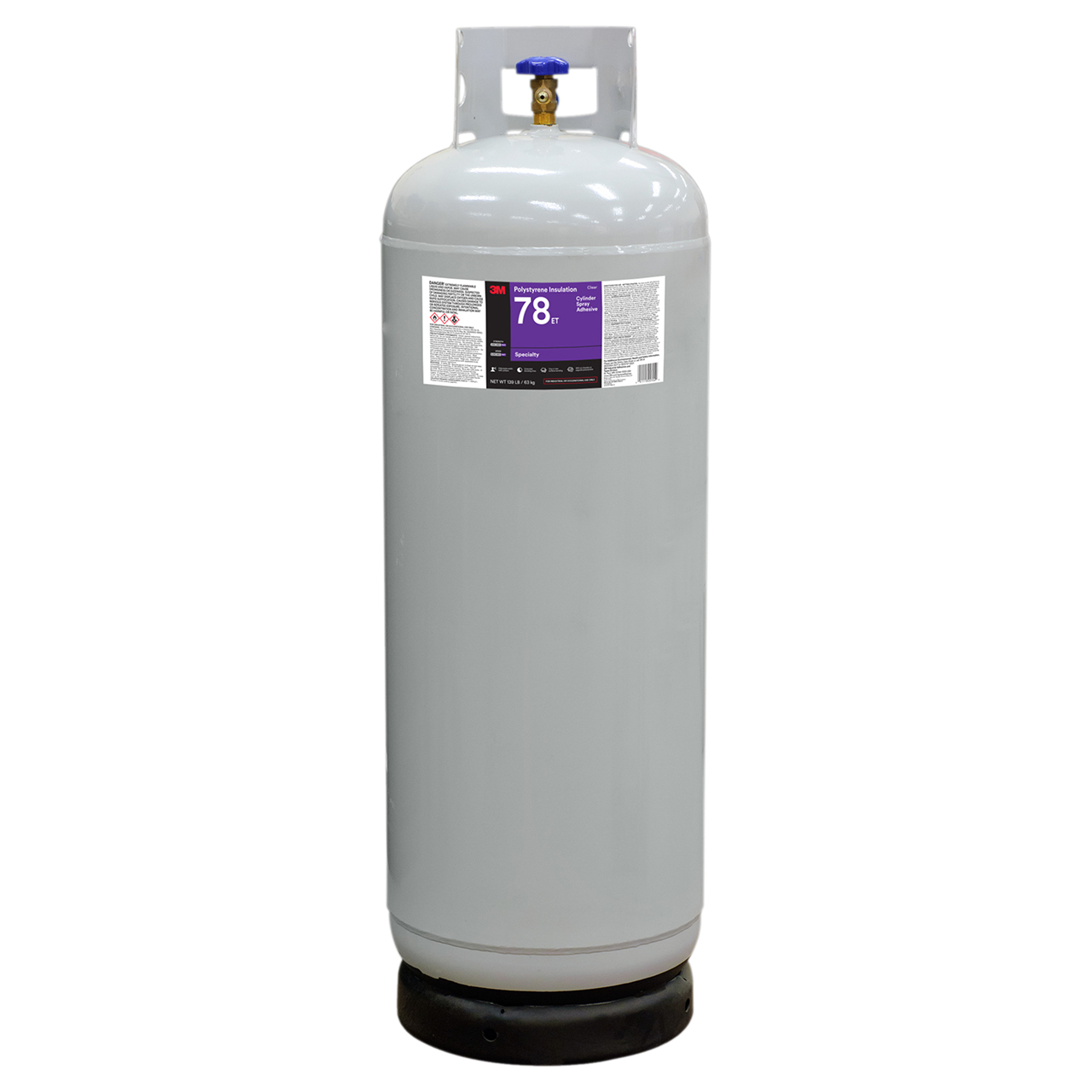 3M 7100138682 | 78 ET 139 lbs. Transparent Spray Adhesive