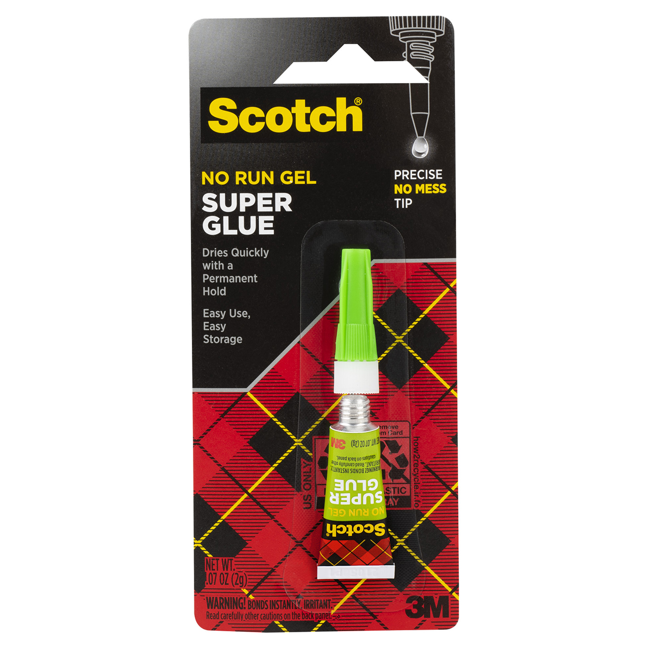3M 7000047664 | Scotch 0.07 oz Capacity Super Glue