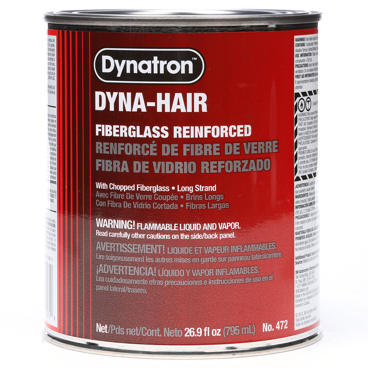 3M 7000125050 | Dynatron 472 1 qt Capacity Green Can Body Filler