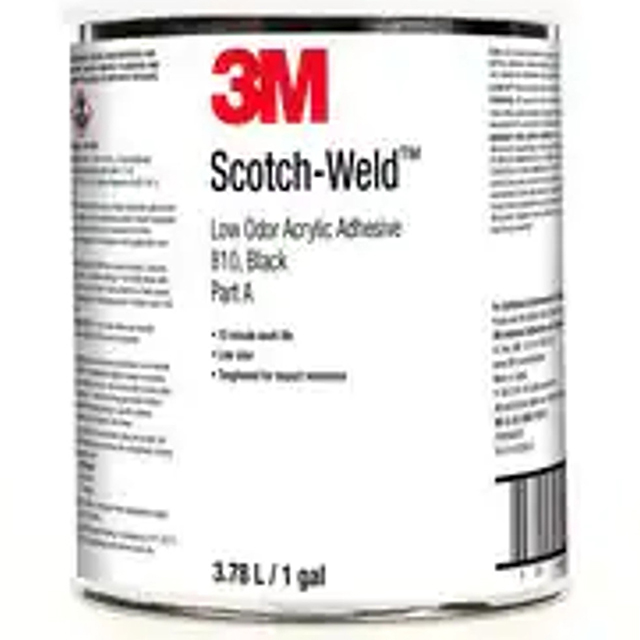 3M 7010329544 | Scotch-Weld 810 5.28 Gallon Black Low Odor Acrylic Adhesive