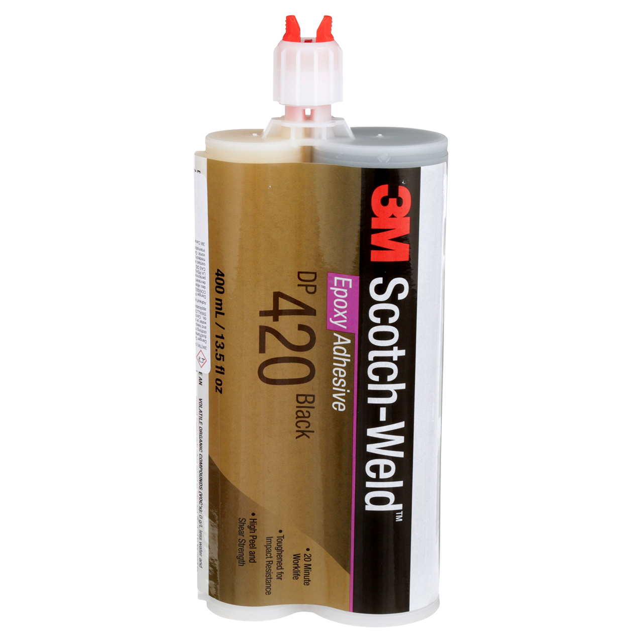 3M 7100077148 | Scotch-Weld 420 400 ml Black Epoxy Adhesive