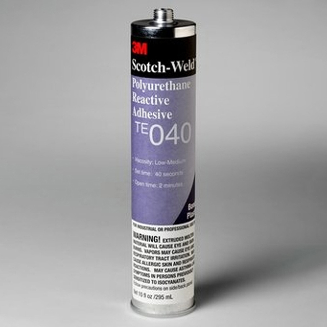 3M 7100003450 | Scotch-Weld TE040 0.1 Gallon Black PUR Adhesive
