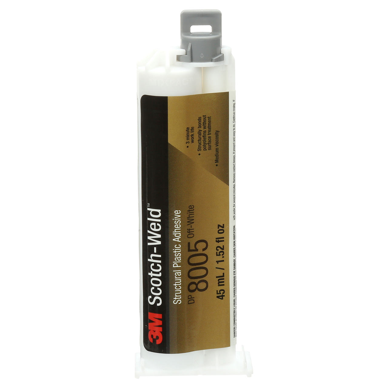 3M 7100088846 | Scotch-Weld 8005 1.52 fl oz Off-white Structural Plastic Adhesive