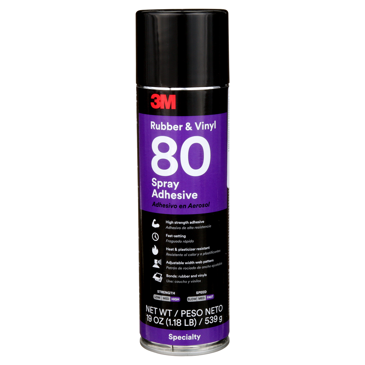 3M 7000028604 | 82618 0.2m OAL x 24 fl oz Capacity Yellow Spray Adhesive