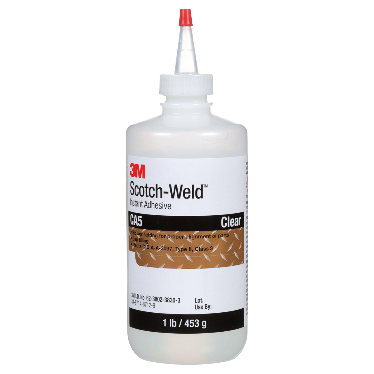 3M 7010367474 | Scotch-Weld CA5 1 lbs. Transparent Instant Adhesive