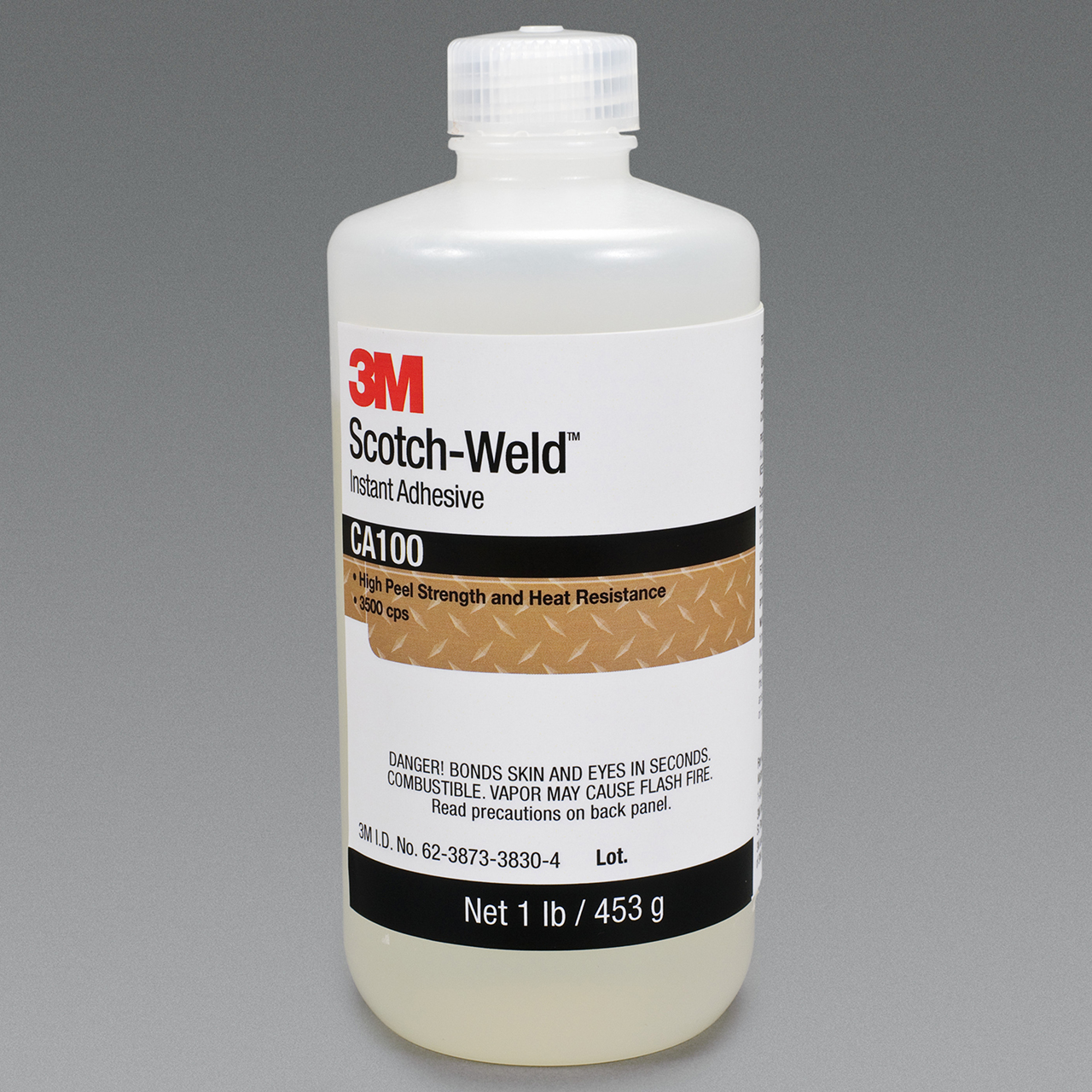 3M 7000000901 | Scotch-Weld CA100 1 lbs. Transparent Instant Adhesive