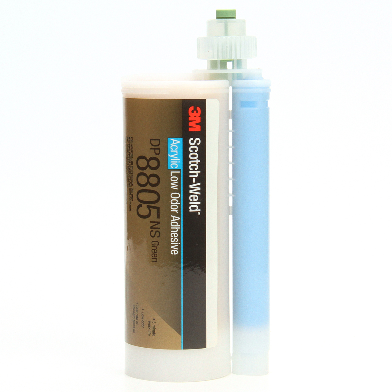 3M 7100097636 | Scotch-Weld 8805NS 490 ml Green Low Odor Acrylic Adhesive