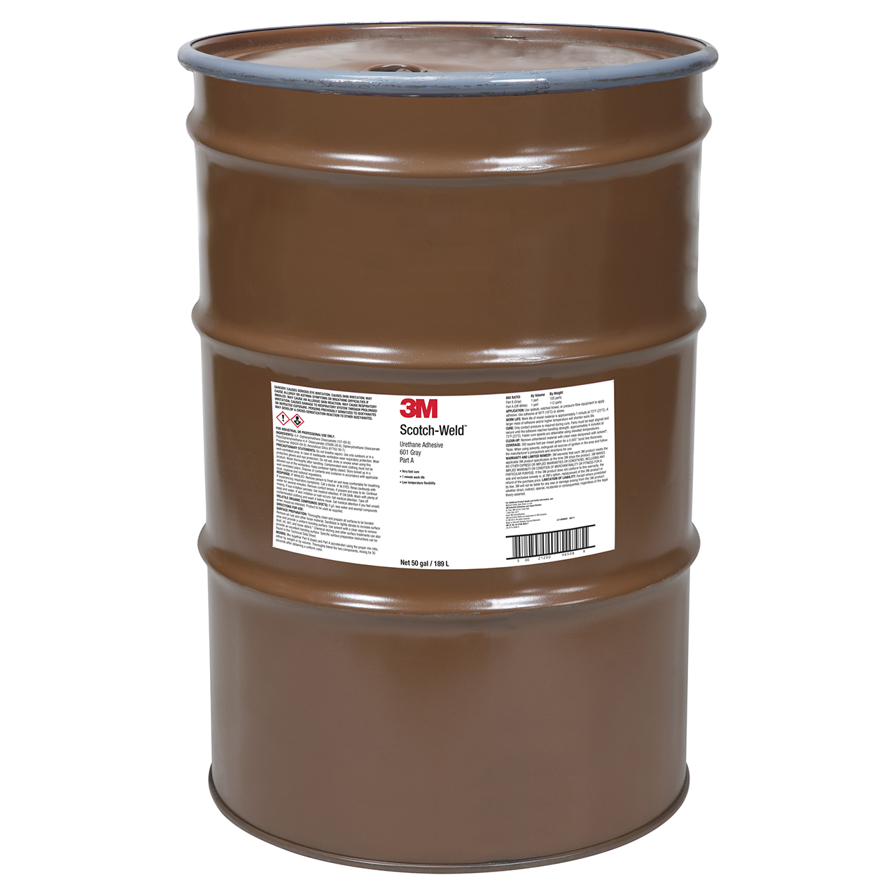 3M 7010309749 | Scotch-Weld 601 55 Gallon Gray Urethane Adhesive