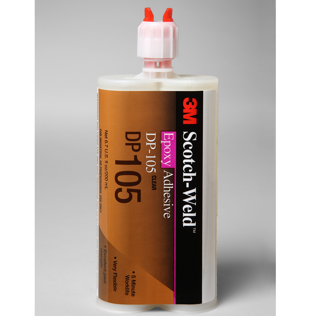 3M 7010309884 | Scotch-Weld 105 6.76 fl oz Transparent Epoxy Adhesive