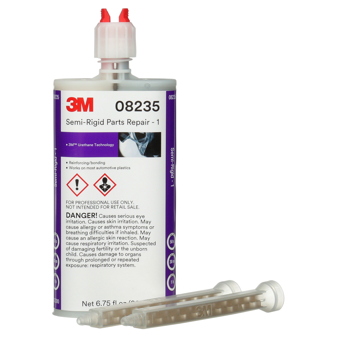 3M 7010364211 | 08235 6.76 fl oz Black Repair