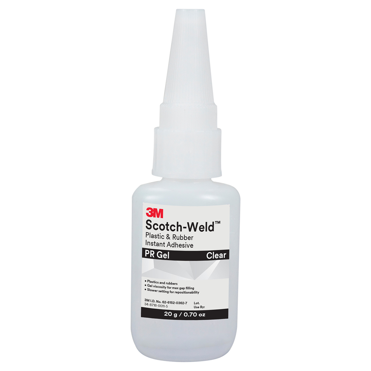 3M 7100039255 | Scotch-Weld PR GEL 0.7 oz Transparent Instant Adhesive