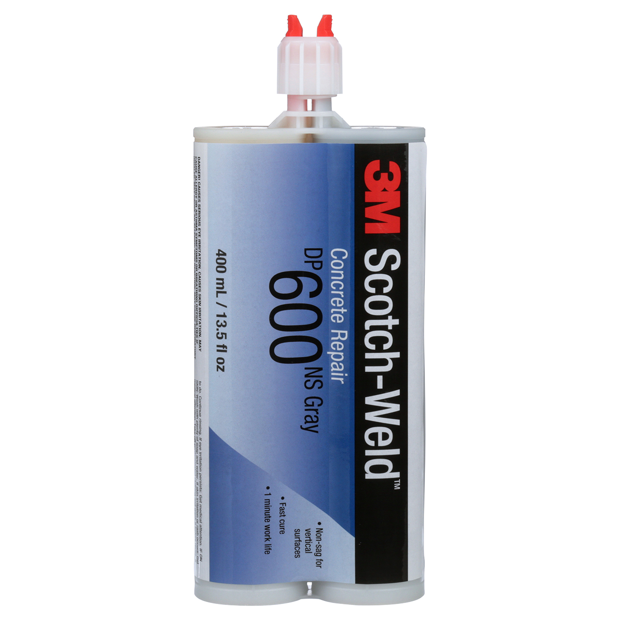 3M 7000046376 | Scotch-Weld DP600NS 400 ml Gray Concrete Repair
