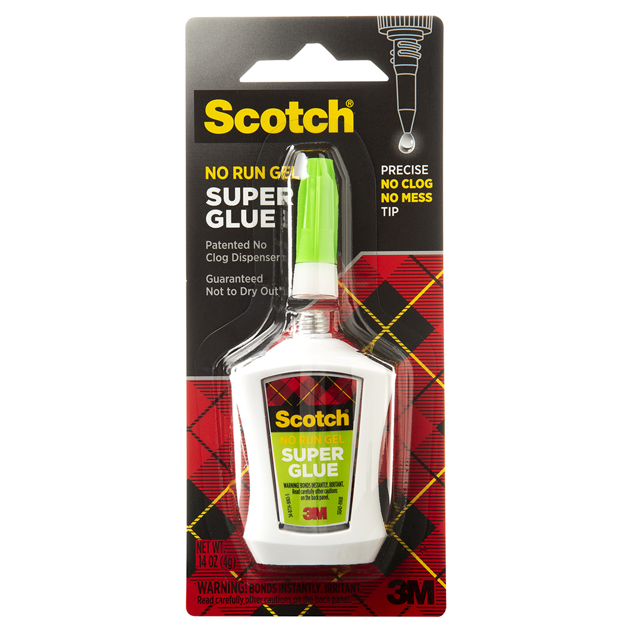 3M 7100035277 | Scotch 0.14 oz Capacity Super Glue