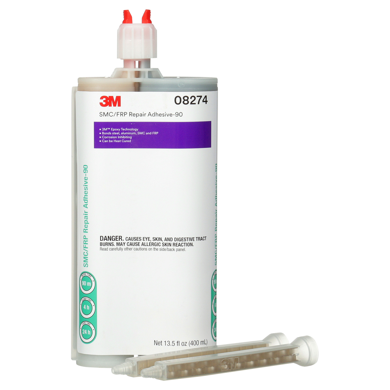 3M 7000119863 | 08274 13.526 fl oz Black Repair Adhesive