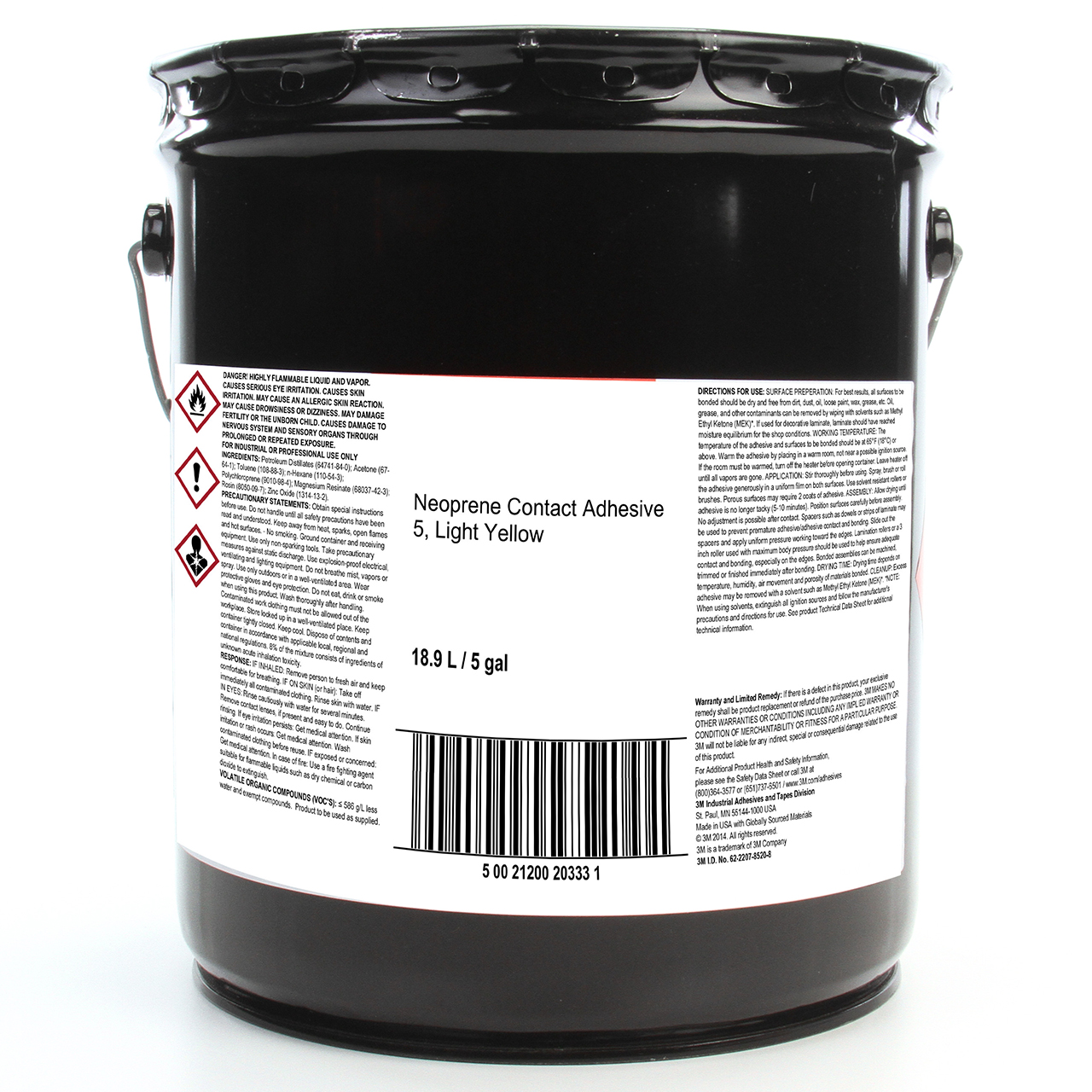 3M 7000121406 | 5 55 Gallon Green Contact Adhesive