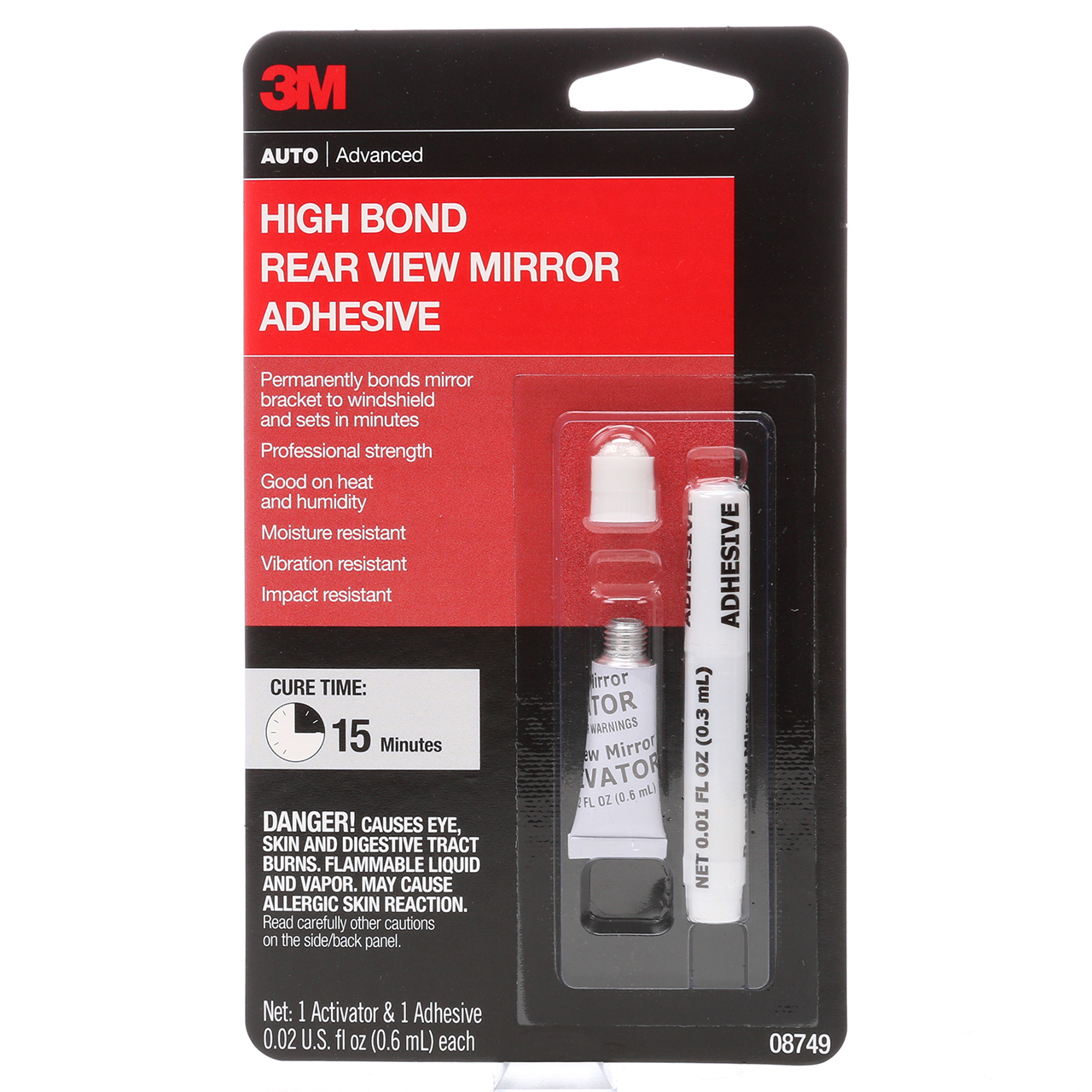 3M 7010364470 | 08749 0.02 fl oz Capacity Mirror Adhesive