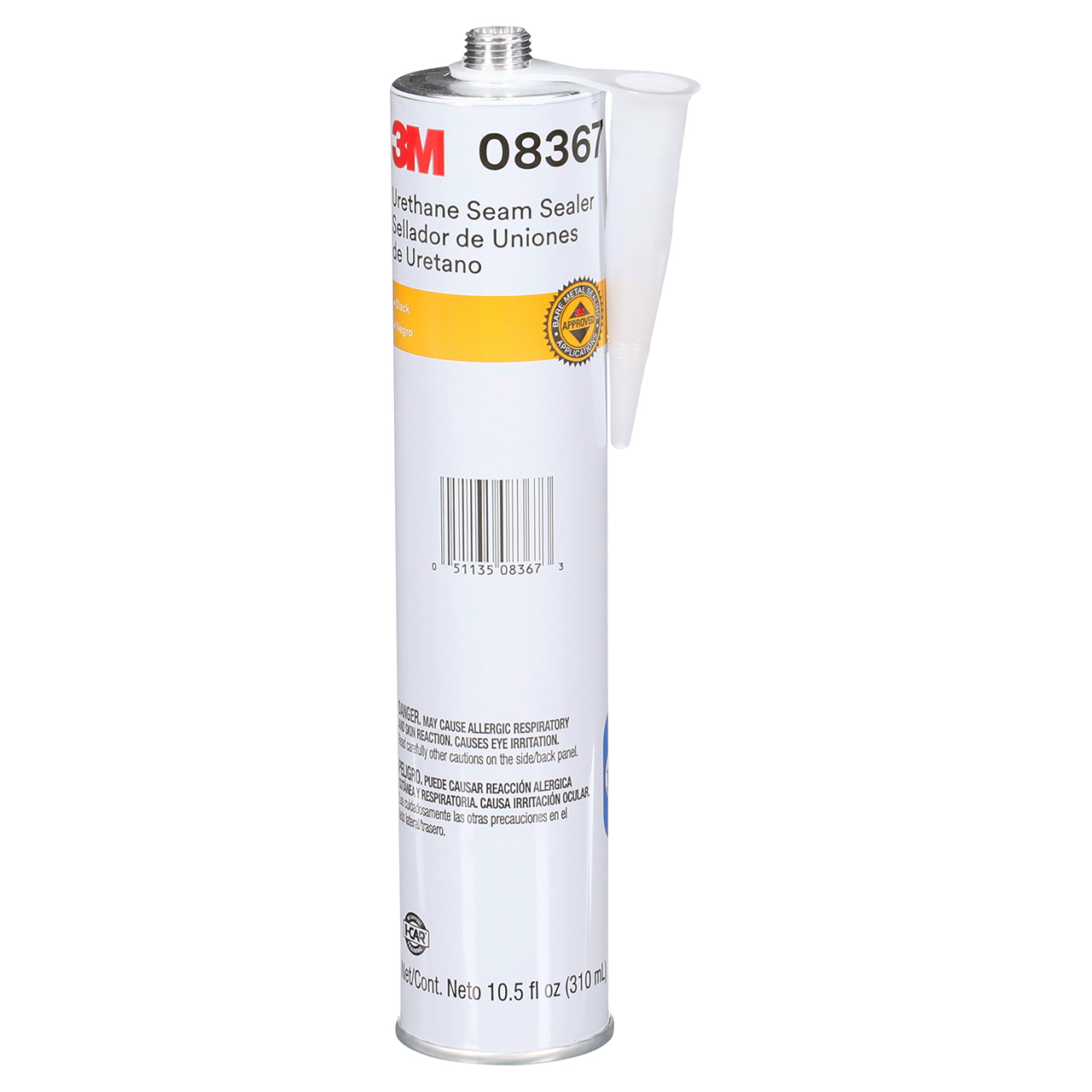 3M 7000119968 | 08367 10.4 fl oz Black Seam Sealant