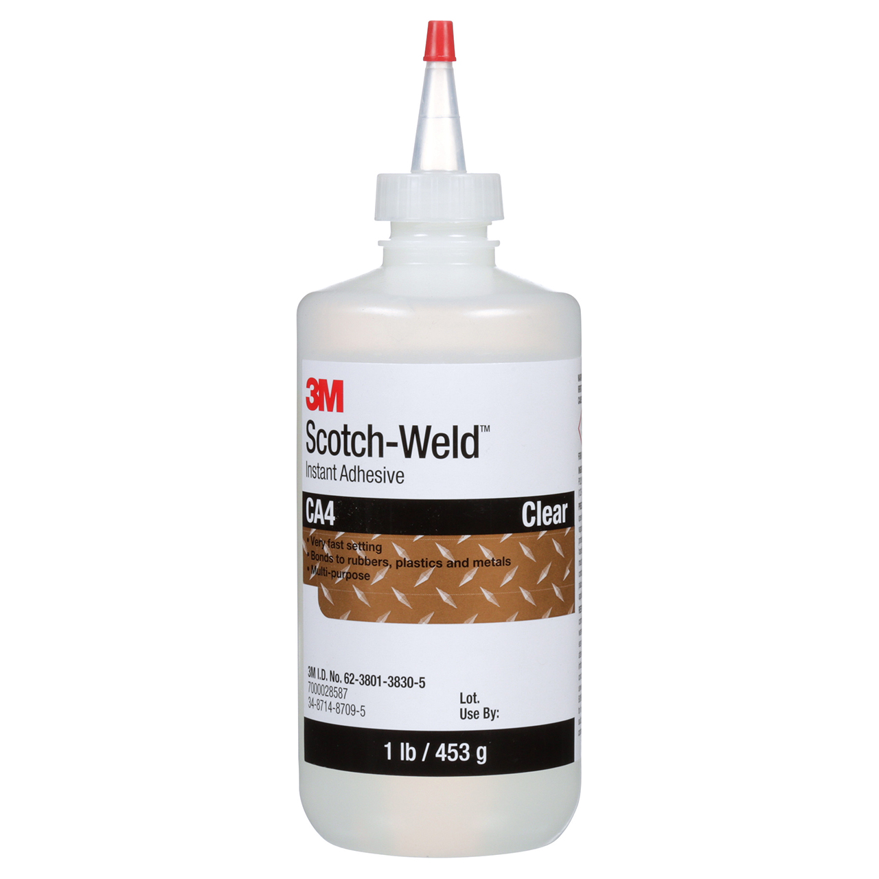 3M 7000028587 | Scotch-Weld CA4 1 lbs Transparent Instant Adhesive