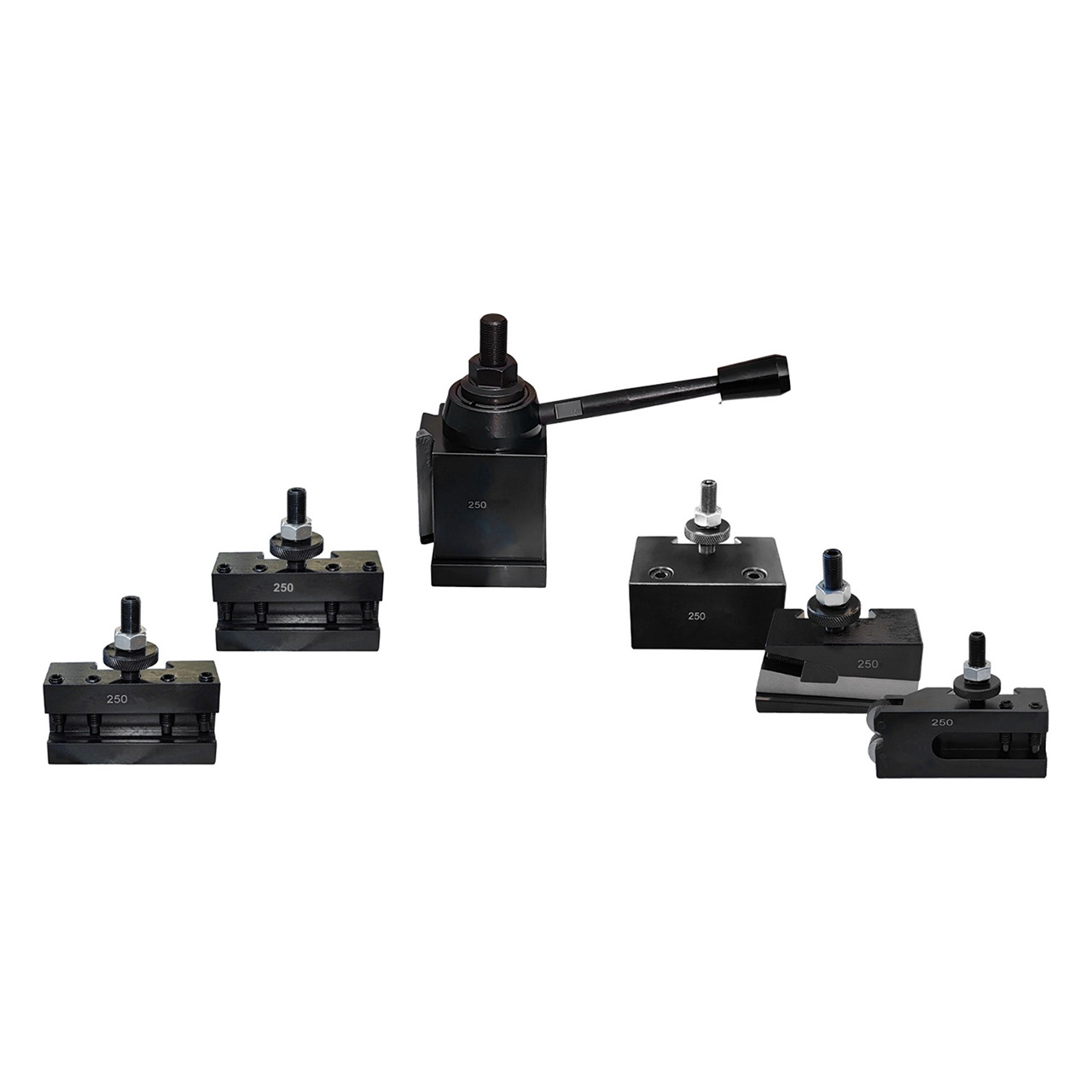 All Industrial 47226 | BXA Wedge Tool Post Set CNC High Precision Quick Change Lathe Holders 222 Series