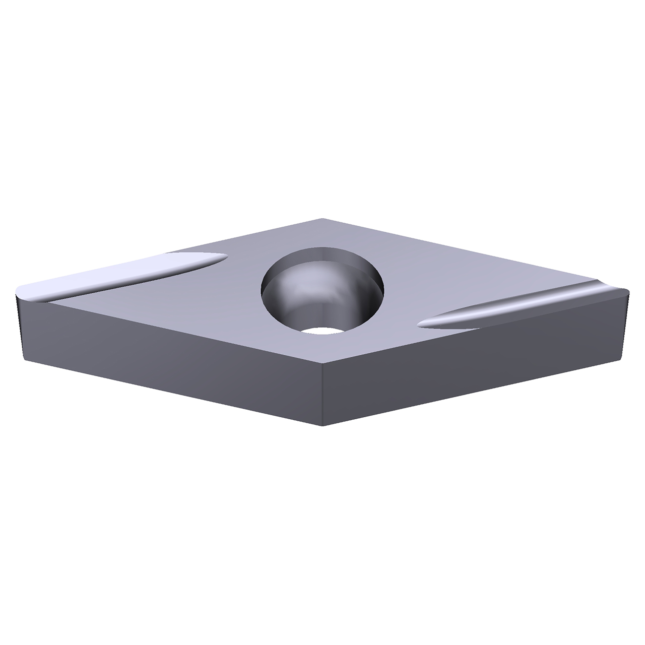 Sumitomo 10T6APD | VBGT220LFX-AC5025S 0.2500" Circle Diameter x 2.80mm Hole Diameter x 0.0039" Radius Absotech Coated Carbide Turning Insert