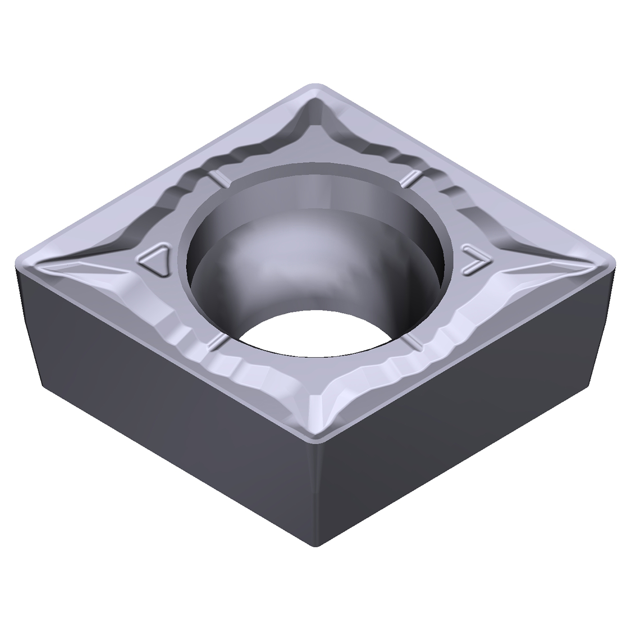 Sumitomo 19T5DCM | CCMT32.51EGU-AC5015S 0.3750" Circle Diameter x 0.0157" Radius x 0.3819" Edge Length Absotech Coated Carbide Turning Insert