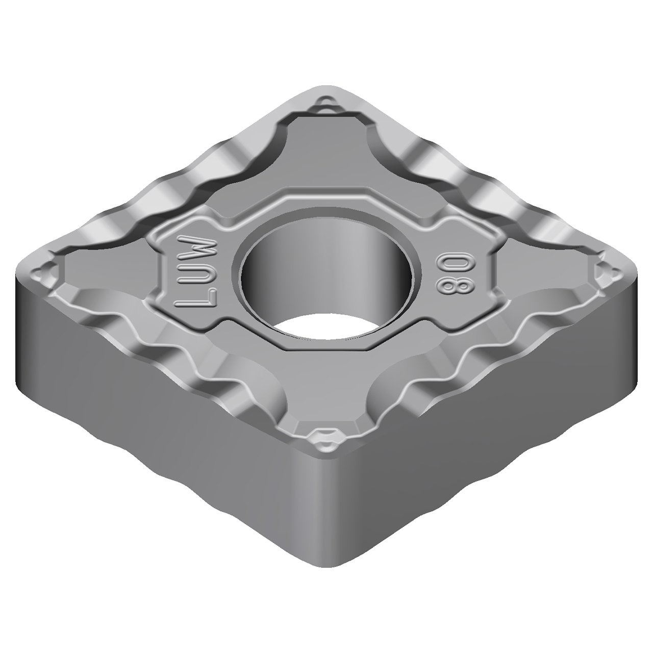 Sumitomo 19T4BRQ | CNMG431ELUW-AC8015P 0.5000" Circle Diameter x 5.16mm Hole Diameter x 0.0157" Radius Absotech Coated Carbide Turning Insert