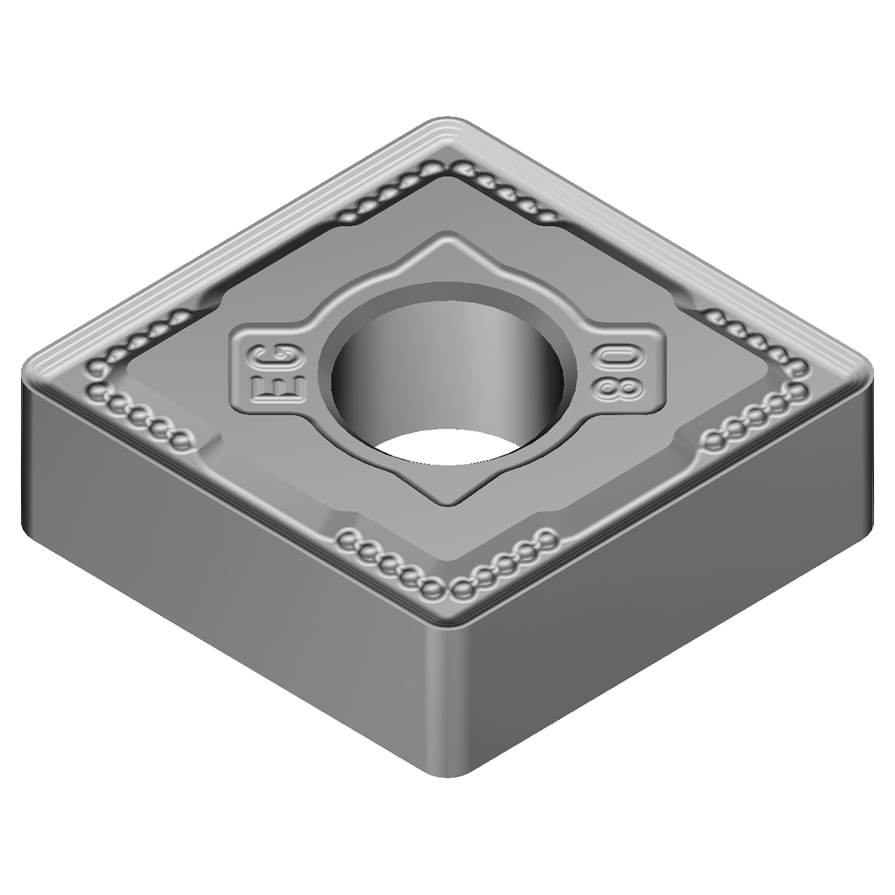 Sumitomo 19T4CMU | CNMG431EEG-AC8015P 0.5000" Circle Diameter x 5.16mm Hole Diameter x 0.0157" Radius Absotech Coated Carbide Turning Insert