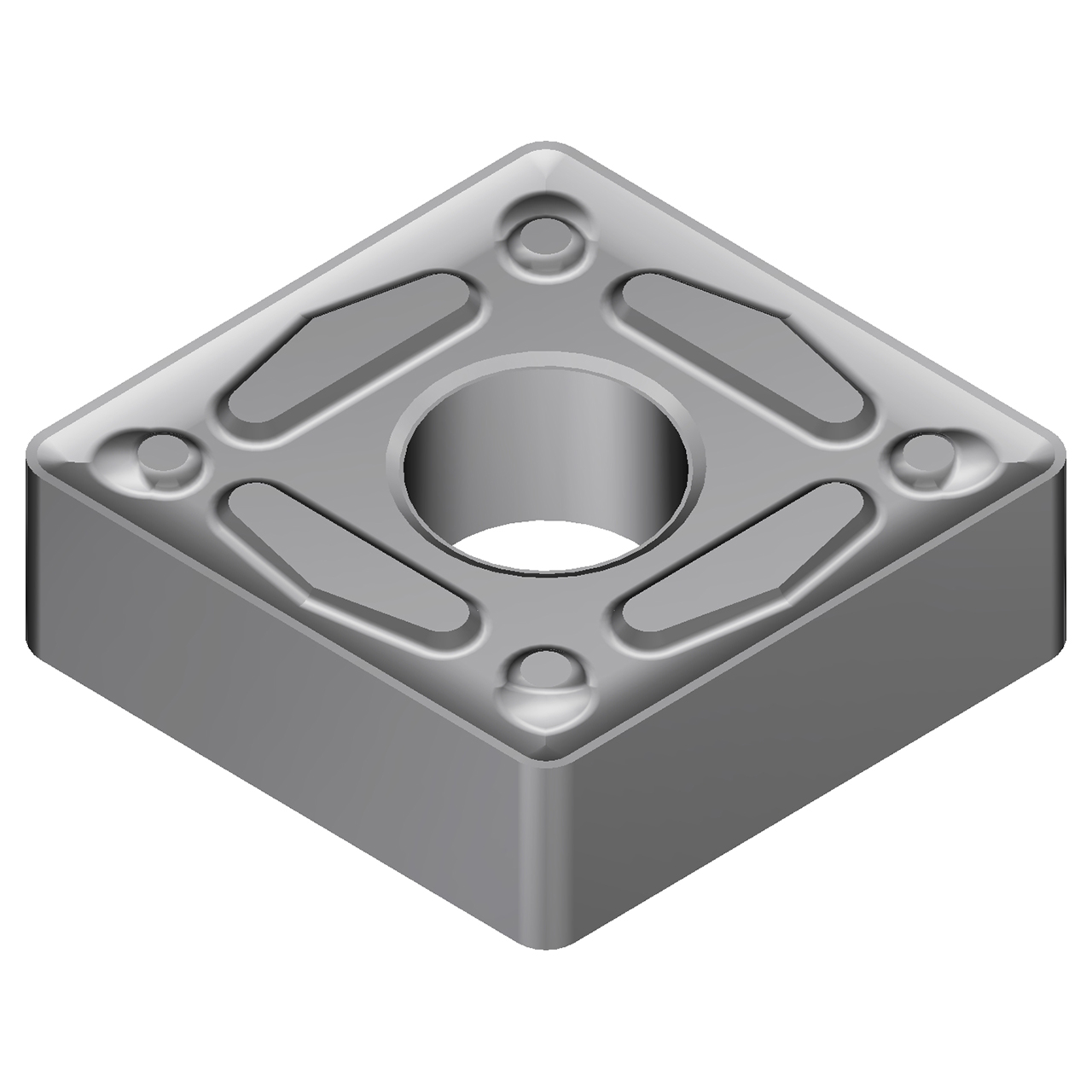 Sumitomo 19T3774 | CNMG332ENG-AC8035P 0.3750" Circle Diameter x 3.81mm Hole Diameter x 0.0315" Radius Absotech Coated Carbide Turning Insert