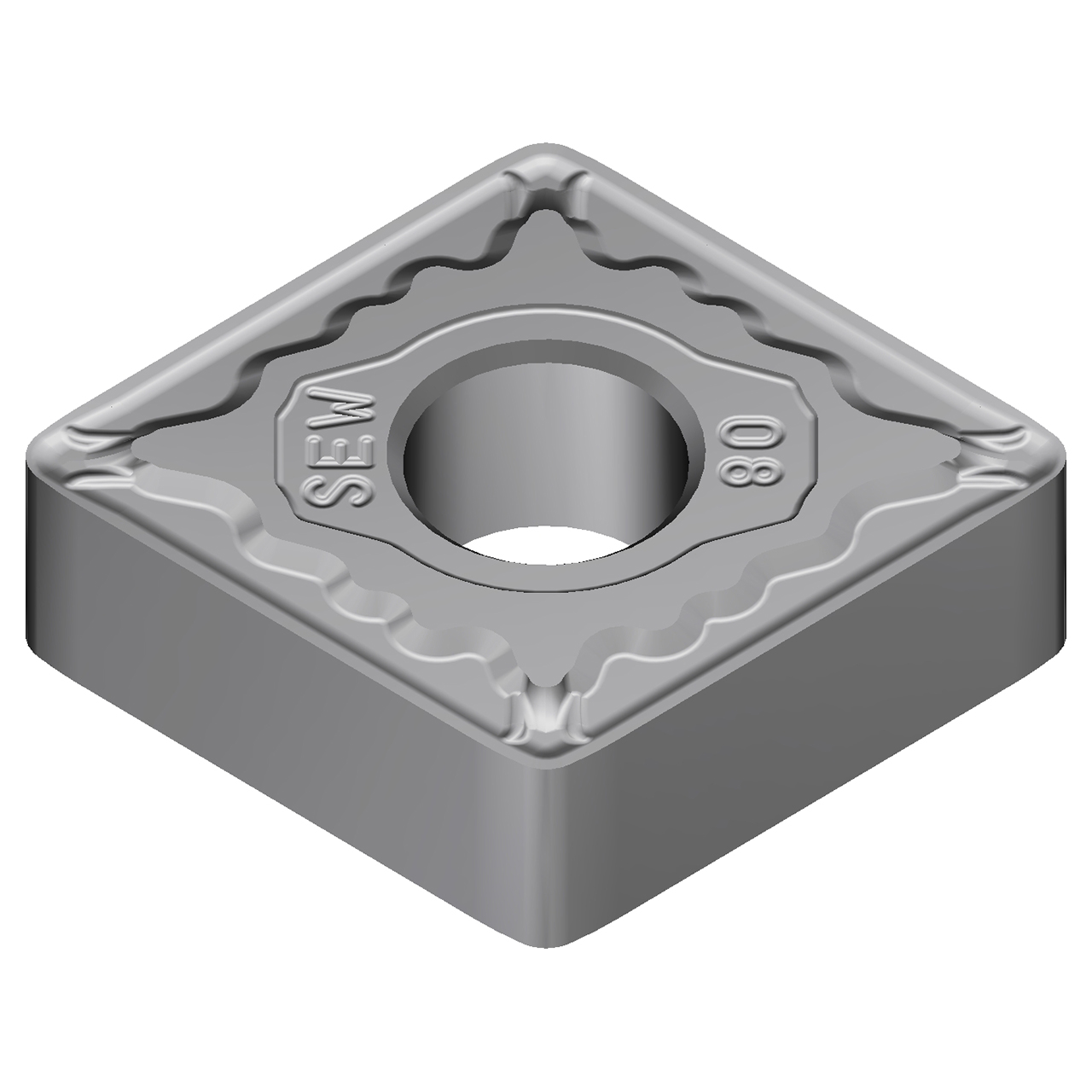 Sumitomo 19T3CVR | CNMG332ESEW-AC8035P 0.3750" Circle Diameter x 3.81mm Hole Diameter x 0.0315" Radius Absotech Coated Carbide Turning Insert