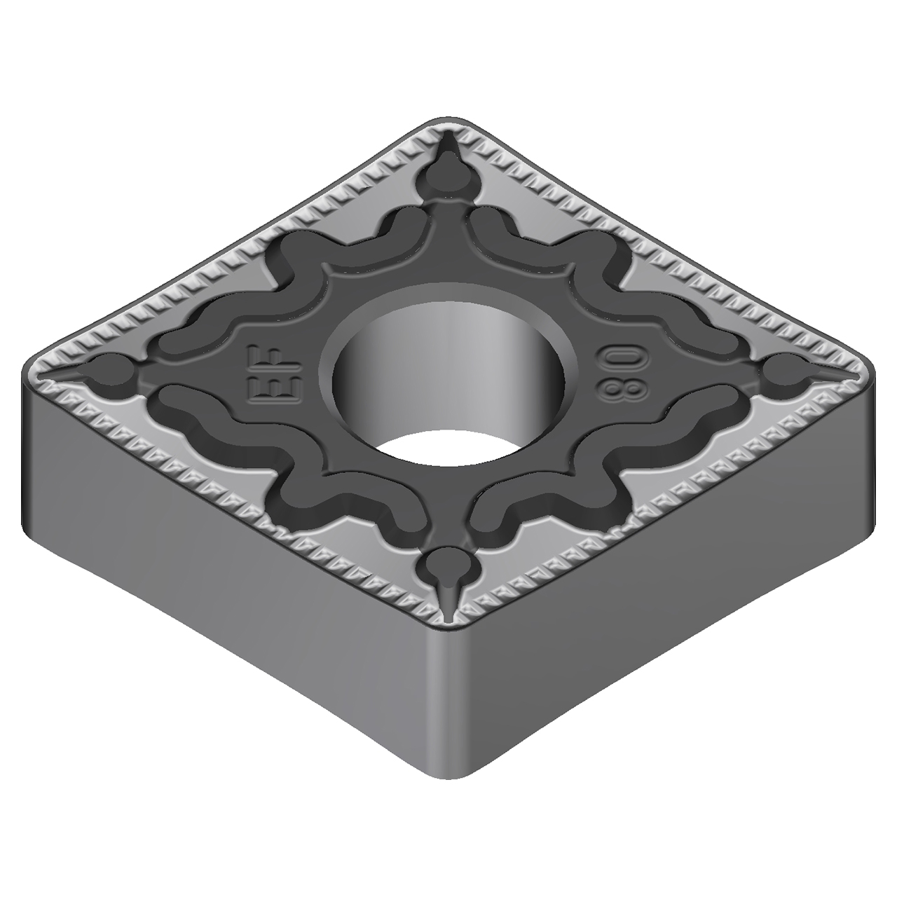 Sumitomo 19P7CGN | CNMG431EEF-AC8025P 0.5000" Circle Diameter x 5.16mm Hole Diameter x 0.0157" Radius Absotech Coated Carbide Turning Insert