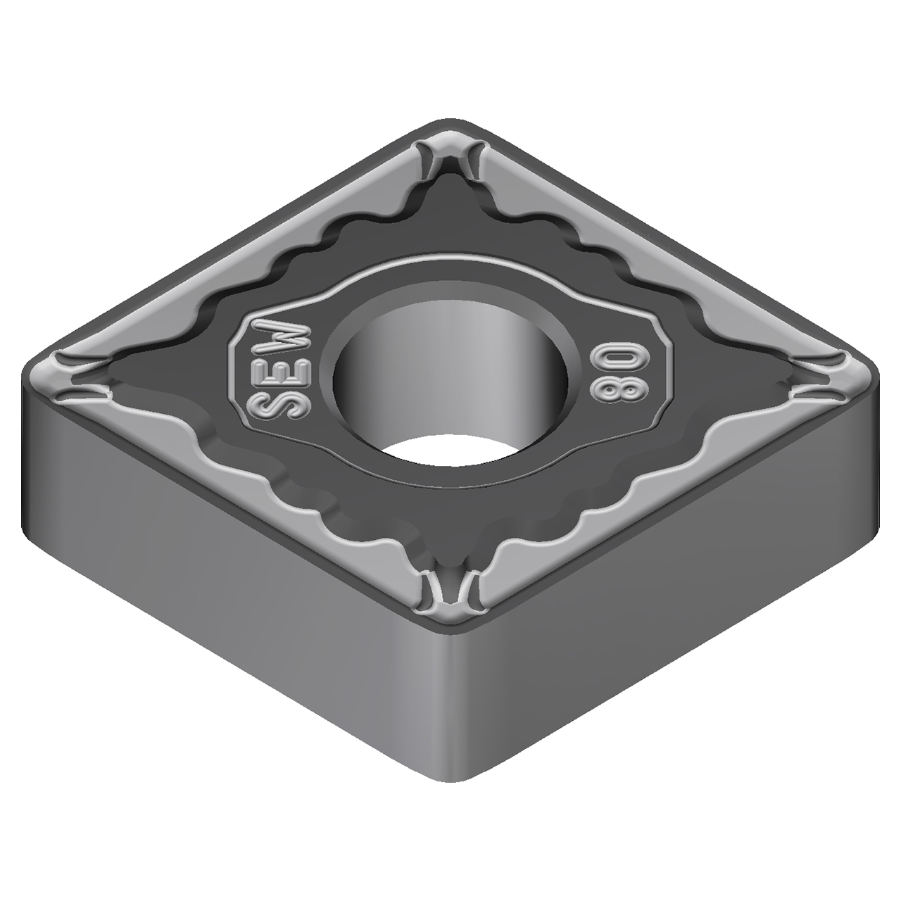 Sumitomo 19P7CVR | CNMG332ESEW-AC8025P 0.3750" Circle Diameter x 3.81mm Hole Diameter x 0.0315" Radius Absotech Coated Carbide Turning Insert