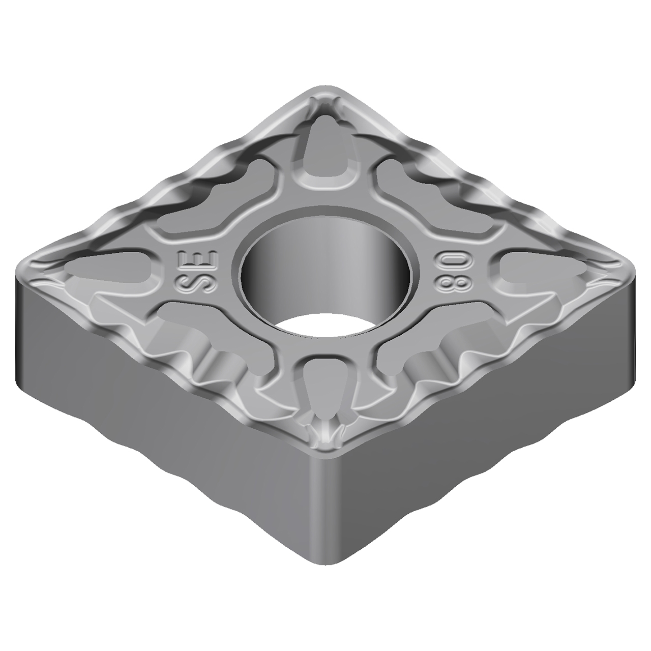Sumitomo 19T4AWC | CNMG432ESE-AC8015P 0.5000" Circle Diameter x 5.16mm Hole Diameter x 0.0315" Radius Absotech Coated Carbide Turning Insert