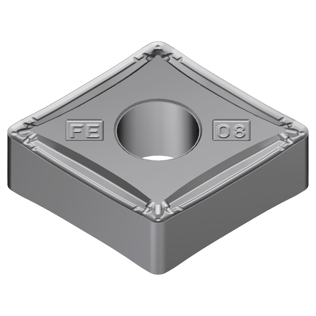 Sumitomo 19T4CTB | CNMG432EFE-AC8015P 0.5000" Circle Diameter x 5.16mm Hole Diameter x 0.0315" Radius Absotech Coated Carbide Turning Insert