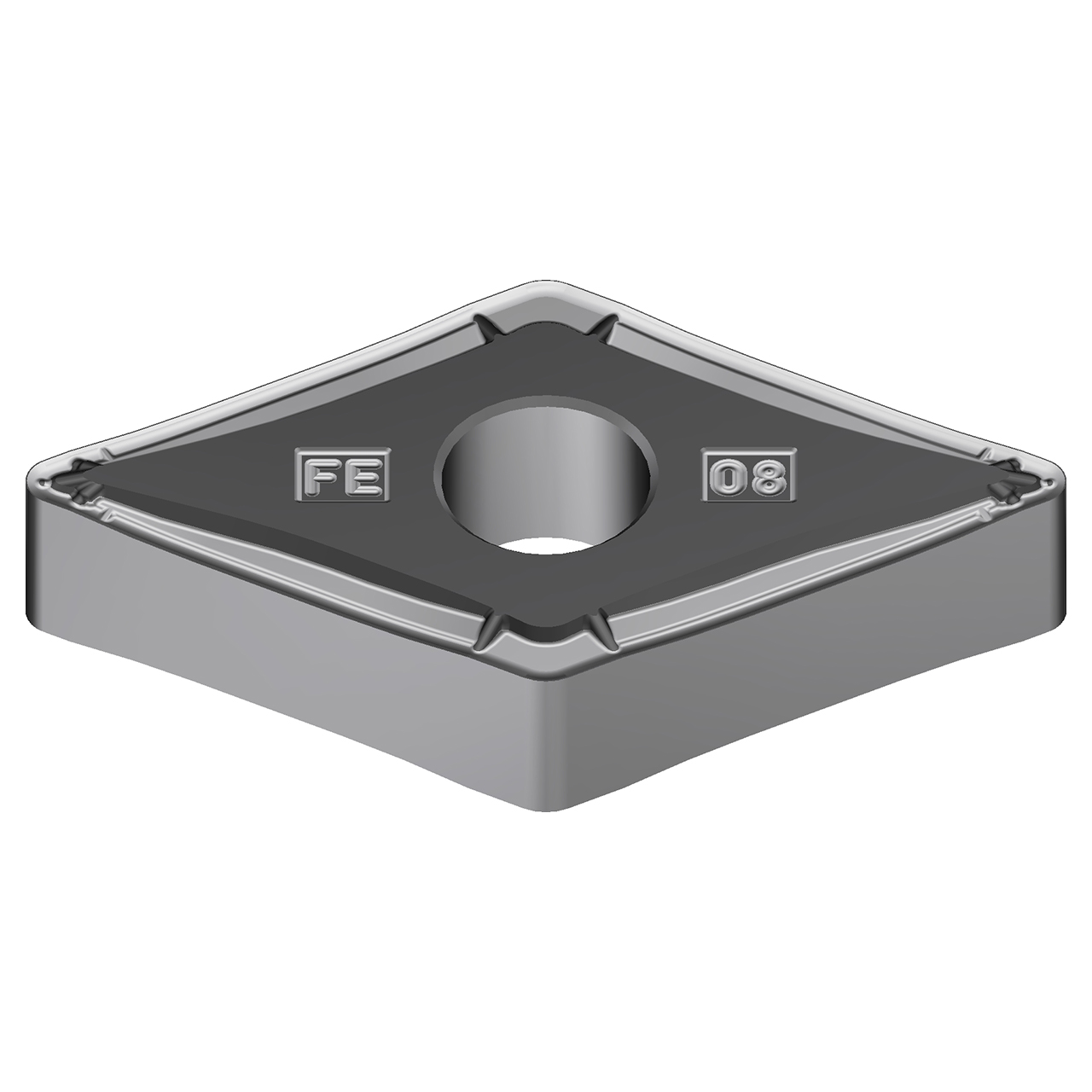 Sumitomo 19P7CTL | DNMG440.5EFE-AC8025P 0.5000" Circle Diameter x 5.16mm Hole Diameter x 0.0079" Radius Absotech Coated Carbide Turning Insert