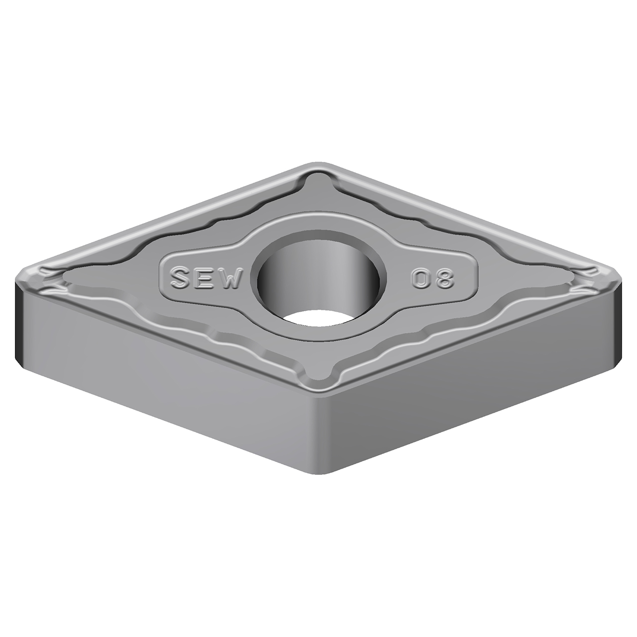 Sumitomo 19T4CQP | DNMX331ESEW-AC8015P 0.5000" Circle Diameter x 3.81mm Hole Diameter x 0.0157" Radius Absotech Coated Carbide Turning Insert