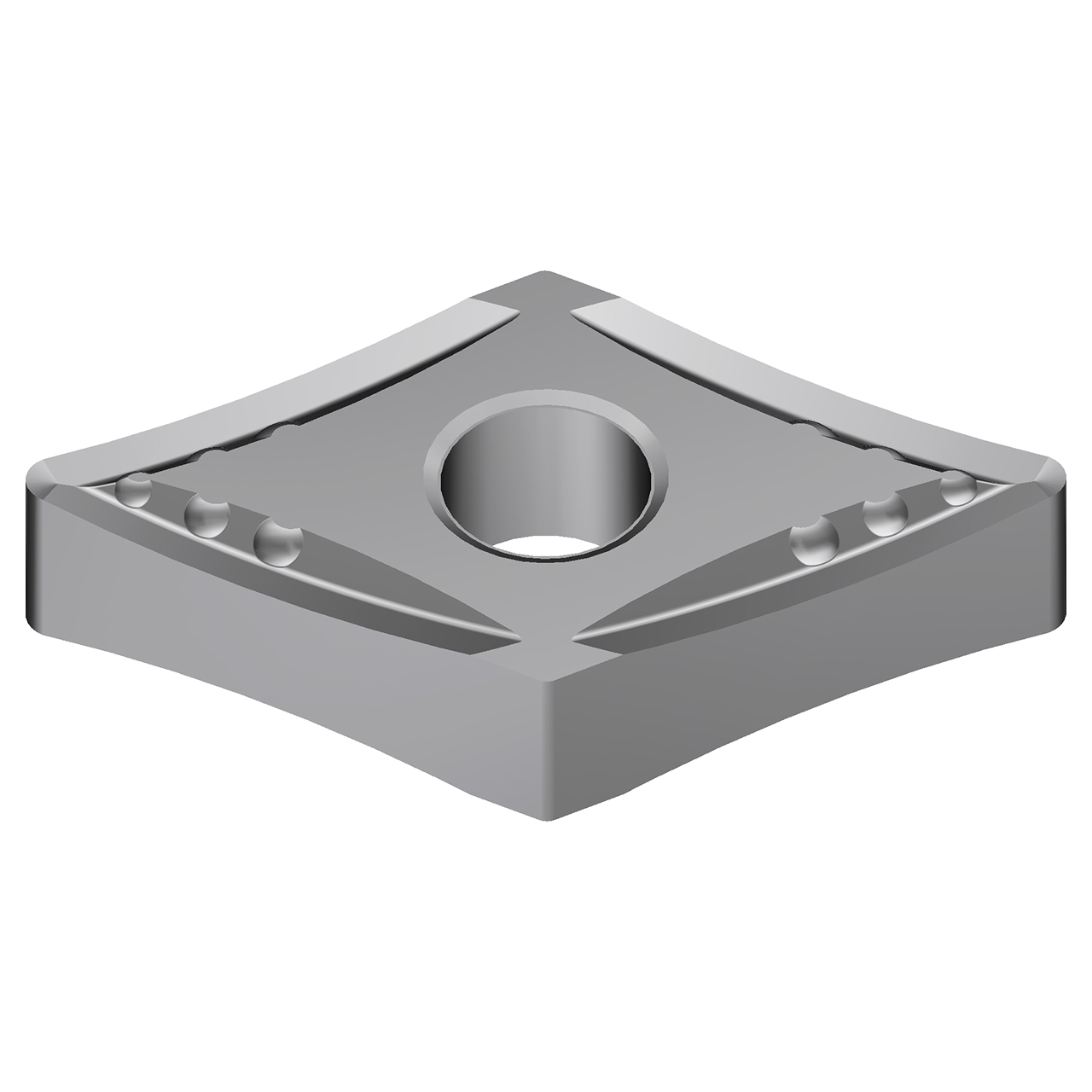 Sumitomo 19T3366 | DNMG431EUP-AC8035P 0.5000" Circle Diameter x 5.16mm Hole Diameter x 0.0157" Radius Absotech Coated Carbide Turning Insert