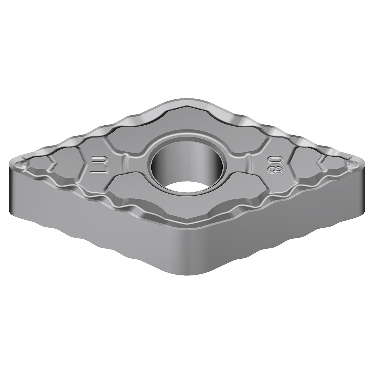 Sumitomo 19T3BTT | DNMG431ELU-AC8035P 0.5000" Circle Diameter x 5.16mm Hole Diameter x 0.0157" Radius Absotech Coated Carbide Turning Insert