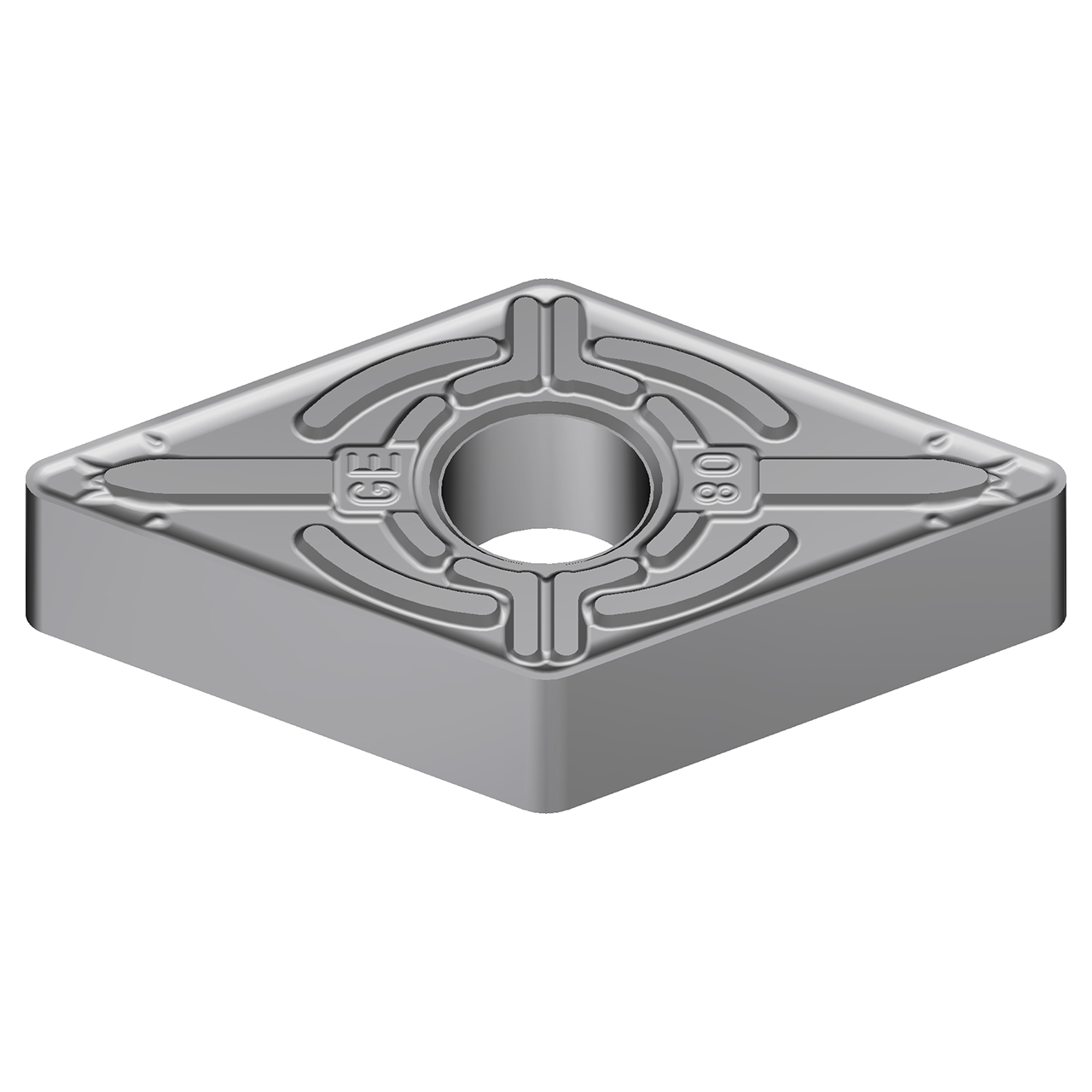 Sumitomo 19T3CBC | DNMG431EGE-AC8035P 0.5000" Circle Diameter x 5.16mm Hole Diameter x 0.0157" Radius Absotech Coated Carbide Turning Insert