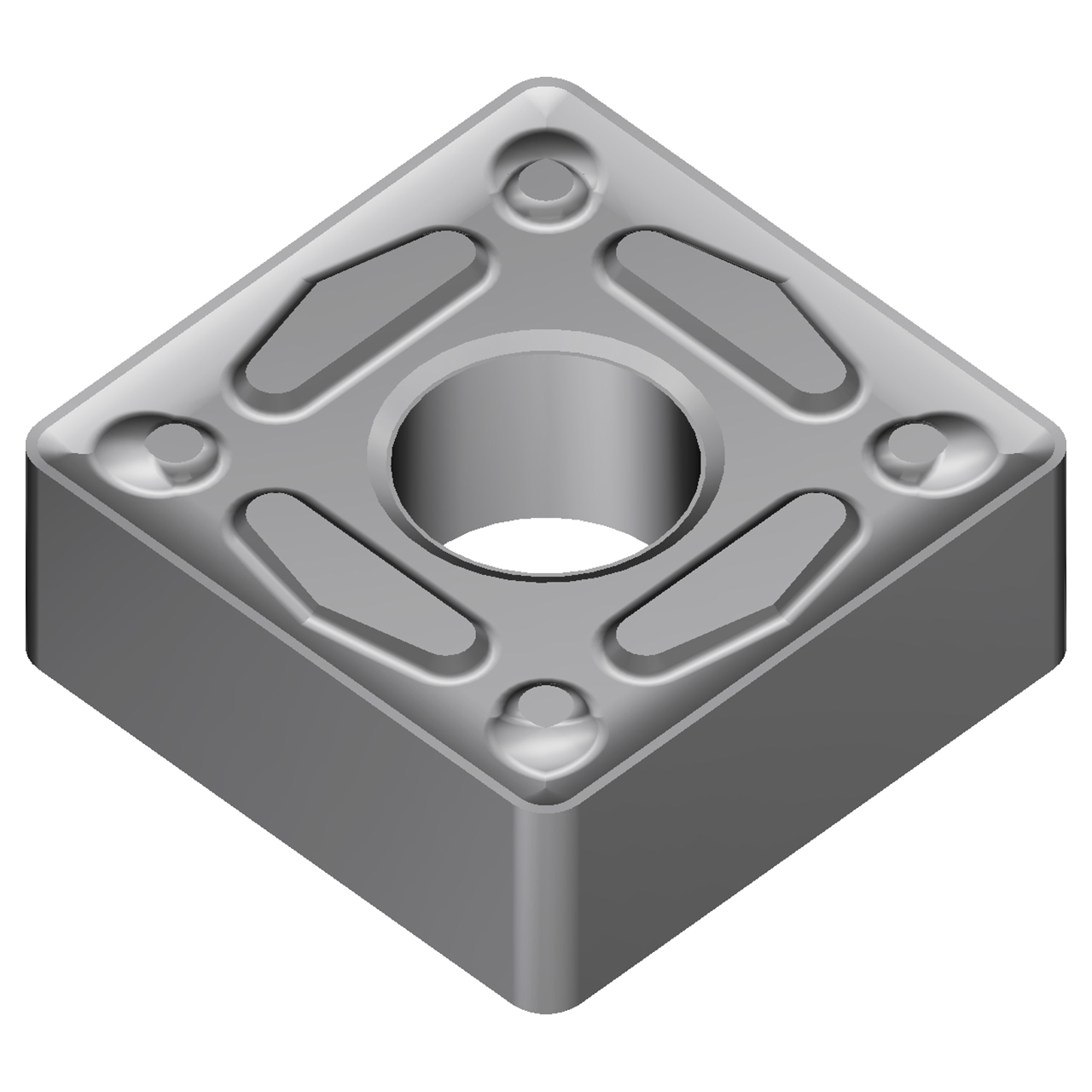 Sumitomo 19T3859 | SNMG644ENG-AC8035P 0.7500" Circle Diameter x 7.94mm Hole Diameter x 0.0630" Radius Absotech Coated Carbide Turning Insert