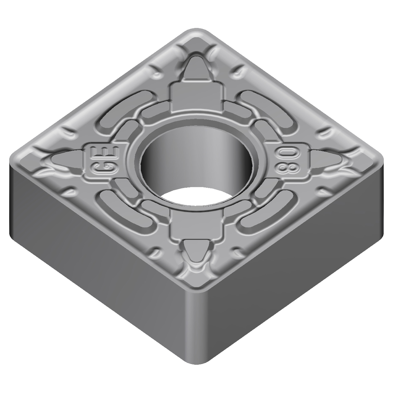 Sumitomo 19T4CBG | SNMG434EGE-AC8015P 0.5000" Circle Diameter x 5.16mm Hole Diameter x 0.0630" Radius Absotech Coated Carbide Turning Insert