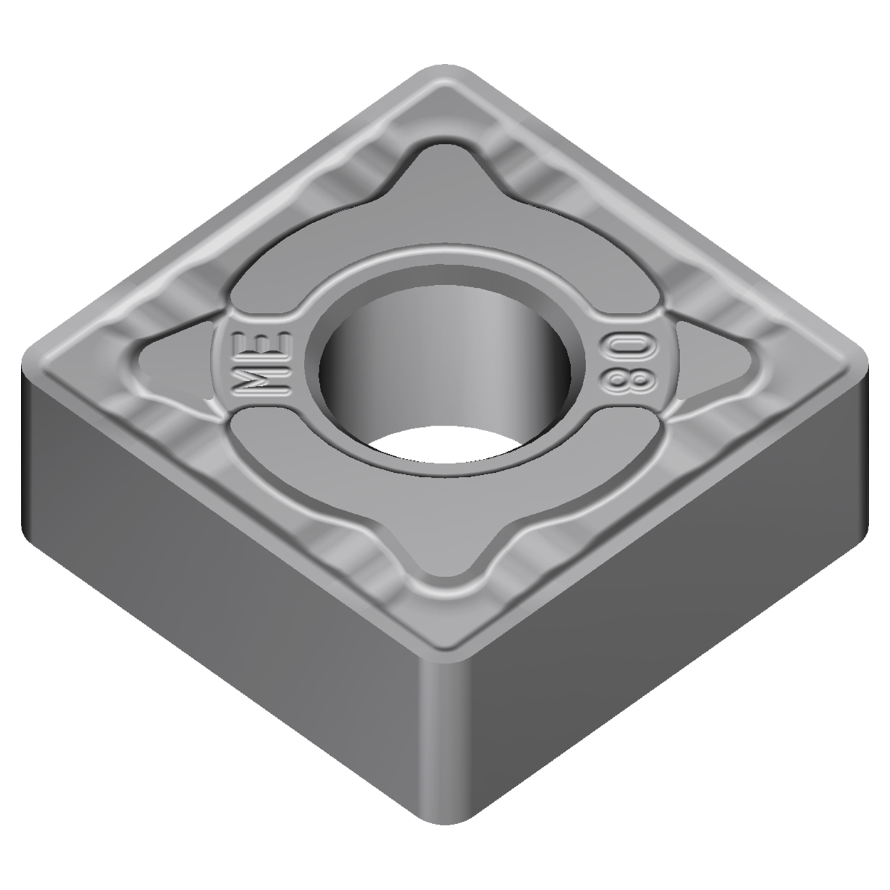 Sumitomo 19T4CEG | SNMG433EME-AC8015P 0.5000" Circle Diameter x 5.16mm Hole Diameter x 0.0472" Radius Absotech Coated Carbide Turning Insert