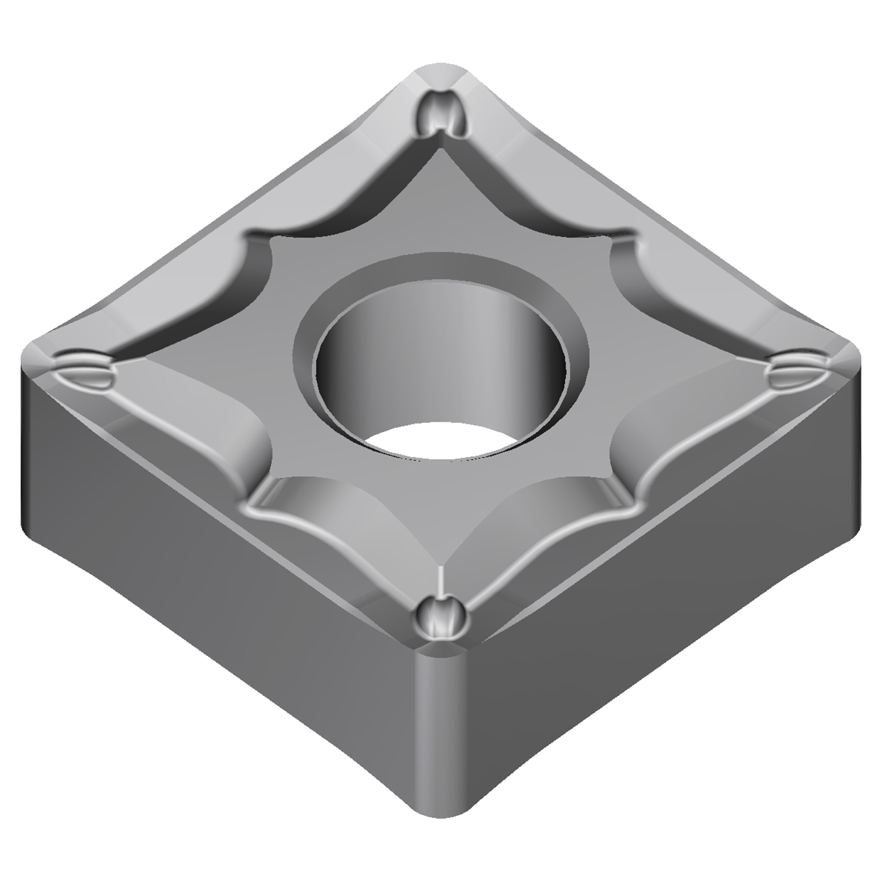 Sumitomo 19T4APJ | SNMG432ESU-AC8015P 0.5000" Circle Diameter x 5.16mm Hole Diameter x 0.0315" Radius Absotech Coated Carbide Turning Insert