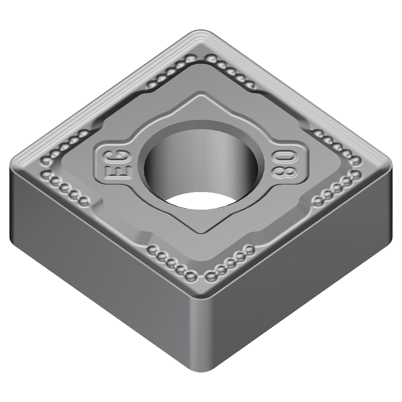 Sumitomo 19T4CMV | SNMG431EEG-AC8015P 0.5000" Circle Diameter x 5.16mm Hole Diameter x 0.0157" Radius Absotech Coated Carbide Turning Insert