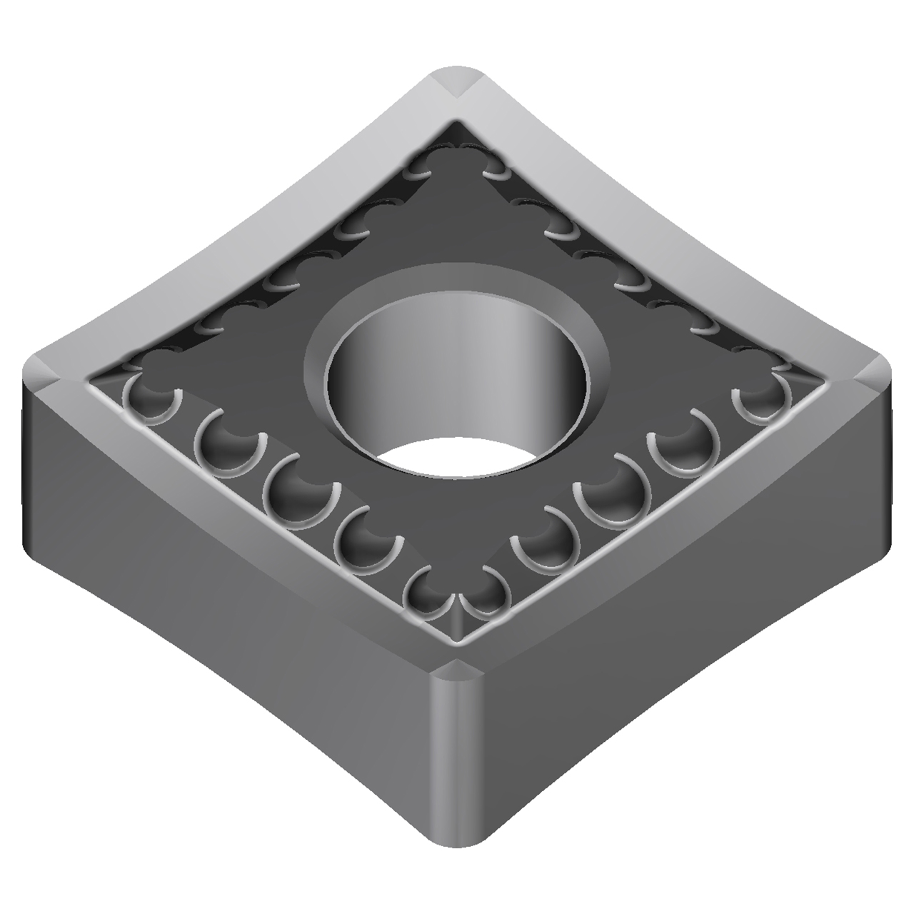 Sumitomo 19P7355 | SNMG432EUP-AC8025P 0.5000" Circle Diameter x 5.16mm Hole Diameter x 0.0315" Radius Absotech Coated Carbide Turning Insert