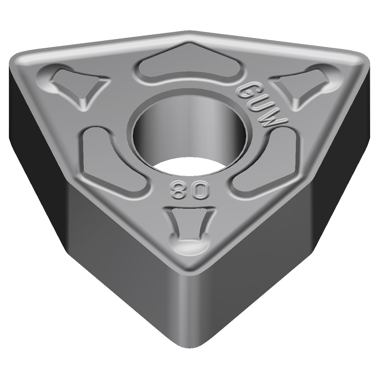 Sumitomo 19T4827 | WNMG433EGUW-AC8015P 0.5000" Circle Diameter x 5.16mm Hole Diameter x 0.0472" Radius Absotech Coated Carbide Turning Insert