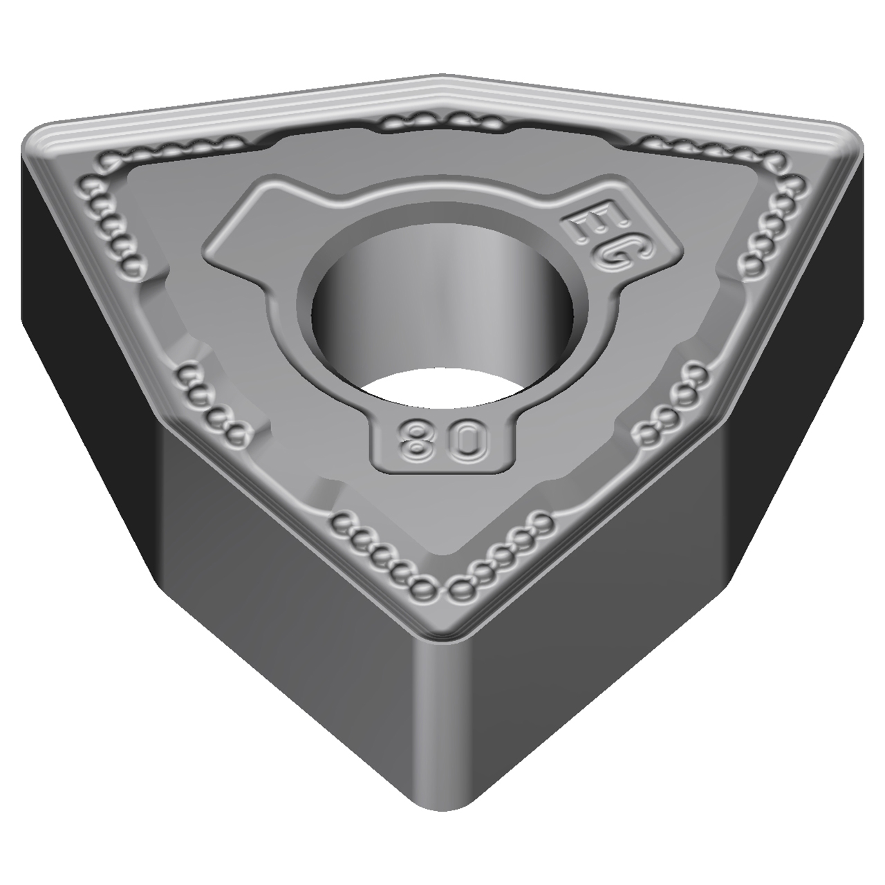 Sumitomo 19T4CGL | WNMG433EEG-AC8015P 0.5000" Circle Diameter x 5.16mm Hole Diameter x 0.0472" Radius Absotech Coated Carbide Turning Insert