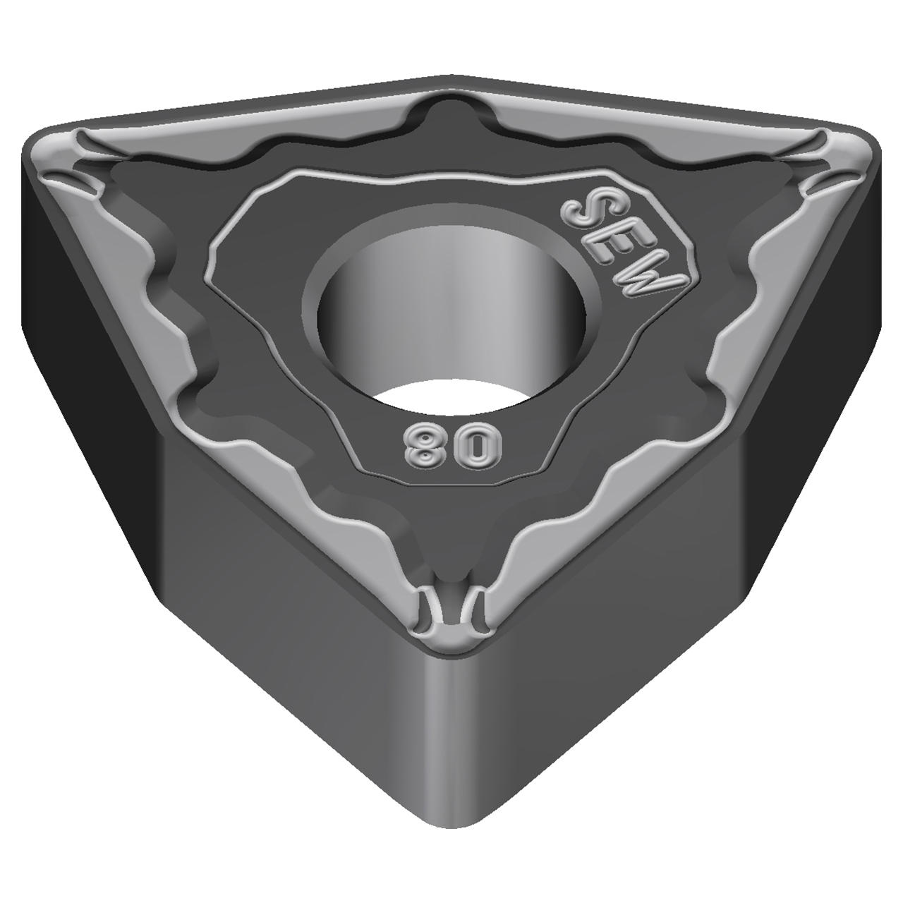 Sumitomo 19P7CDE | WNMG433ESEW-AC8025P 0.5000" Circle Diameter x 5.16mm Hole Diameter x 0.0472" Radius Absotech Coated Carbide Turning Insert