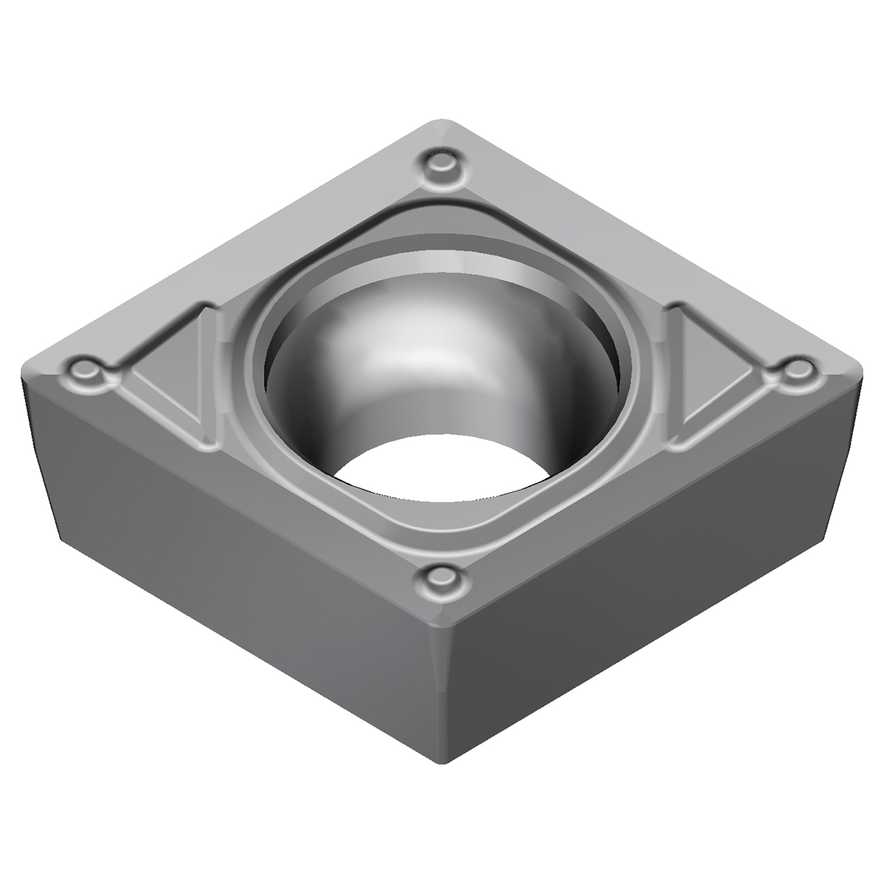 Sumitomo 19T4W1H | CCMT32.51ENK-AC8015P 0.3750" Circle Diameter x 4.40mm Hole Diameter x 0.0157" Radius Absotech Coated Carbide Turning Insert