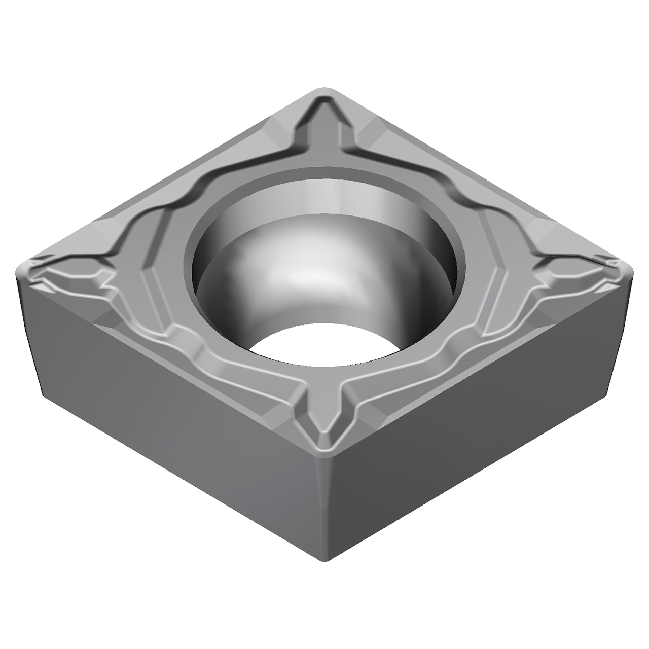 Sumitomo 19T4BVM | CCMT21.50.5ELU-AC8015P 0.2500" Circle Diameter x 2.80mm Hole Diameter x 0.0079" Radius Absotech Coated Carbide Turning Insert