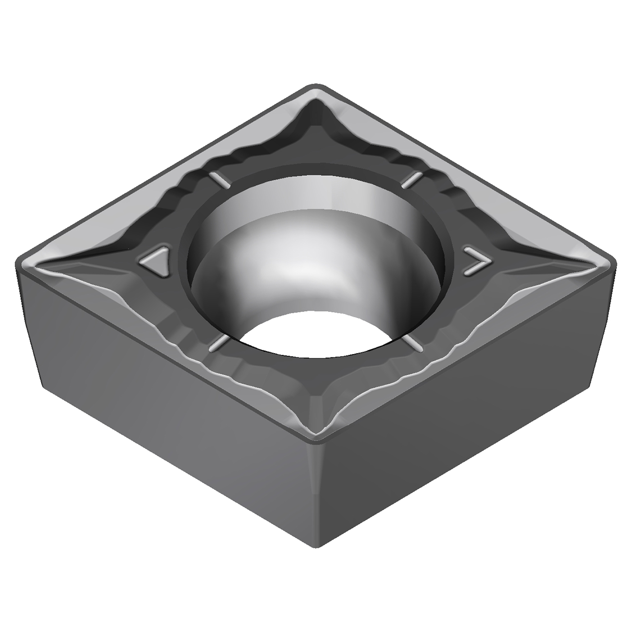 Sumitomo 19P7DCQ | CCMT432EGU-AC8025P 0.5000" Circle Diameter x 5.50mm Hole Diameter x 0.0315" Radius Absotech Coated Carbide Turning Insert